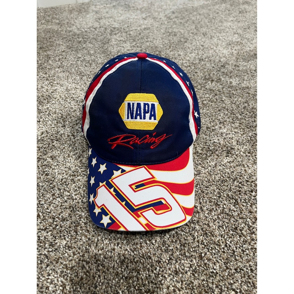 NAPA Racing 15 USA Flag Patriotic‎ Baseball Cap Hat Adjustable